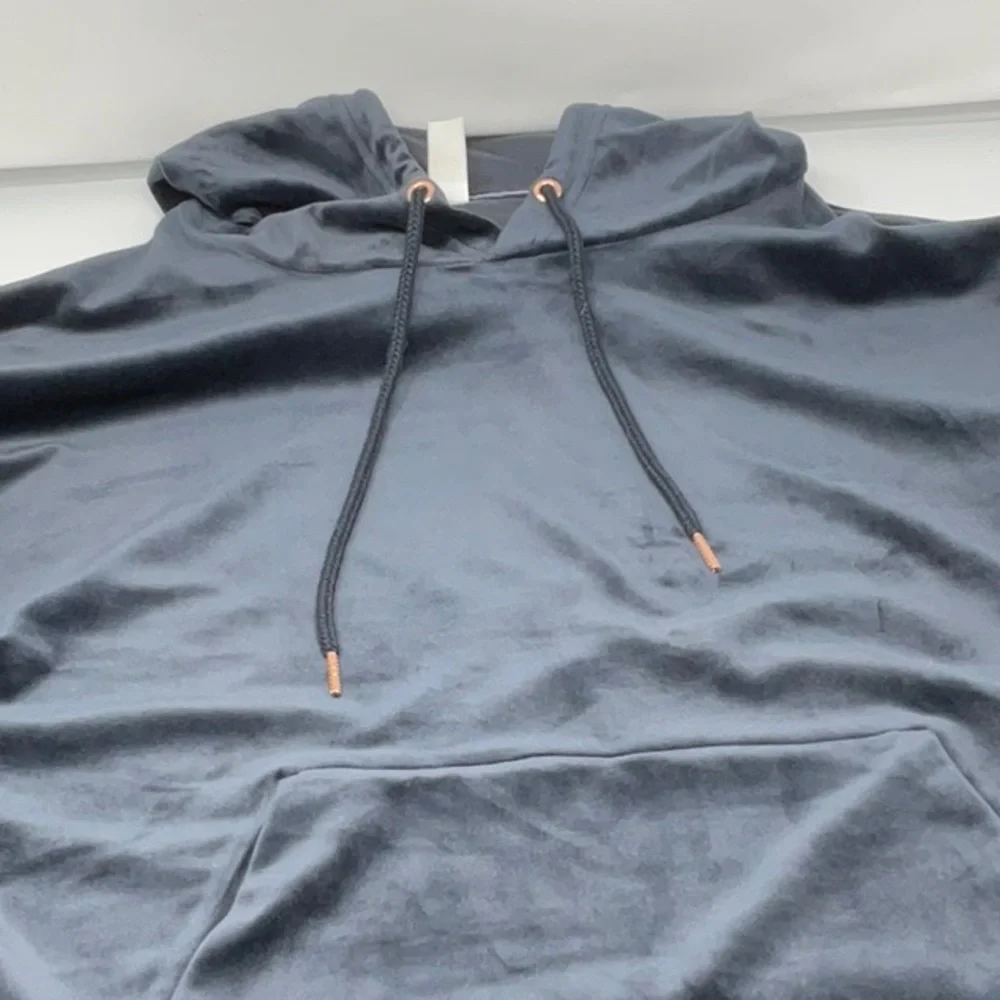 Green Tea women’s velour hoodie, size XL - Picture 3 of 5